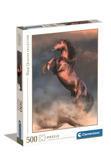 Puzzle 500 el. HQ Wild Red Stallion Clementoni