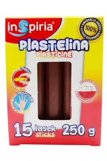 InSpiria Plastelina br�zowa 250g