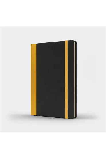 Like U Notatnik B5 Pro L czarny/��ty linia