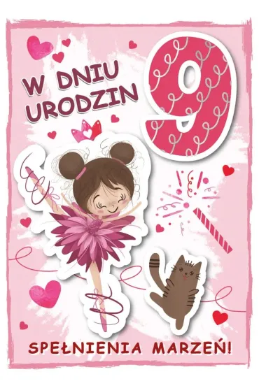 Armin Style KARNET URODZINY 9 B6 Z KOP AS GM-1094 FOL