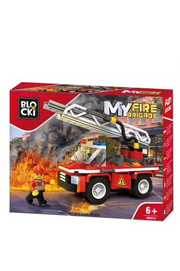 Klocki Blocki MyFire W�z stra�acki z podno�nikiem