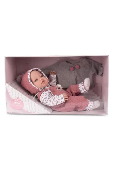 Lalka hiszpa�ska niemowlak bobas akcesoria 42cm Berbesa