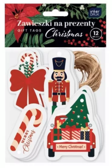 Interdruk Zawieszki na prezenty kszta�ty Christmas