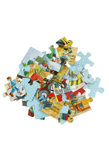 Puzzle 40 el. Plac budowy Castorland