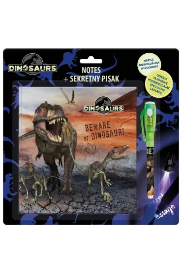 Derform Notes dinozaury + sekretny pisak