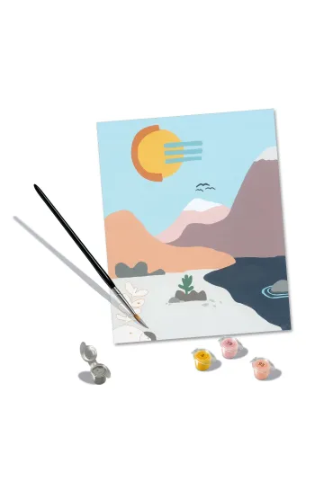 Ravensburger Malowanie po numerach CreArt - Minimalistyczny krajobraz 1 24x30cm