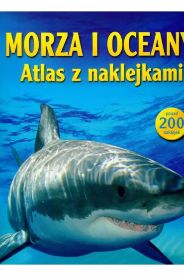 Morza i oceany Atlas z naklejkami - Phillip Clarke