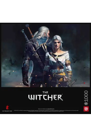 Puzzle Gaming 1000 el. The Witcher (Wied�min): Geralt & Ciri Good Loot