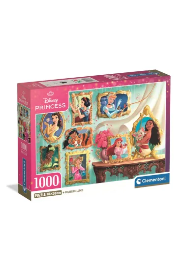 Puzzle 1000 el. Compact Disney Princess Clementoni