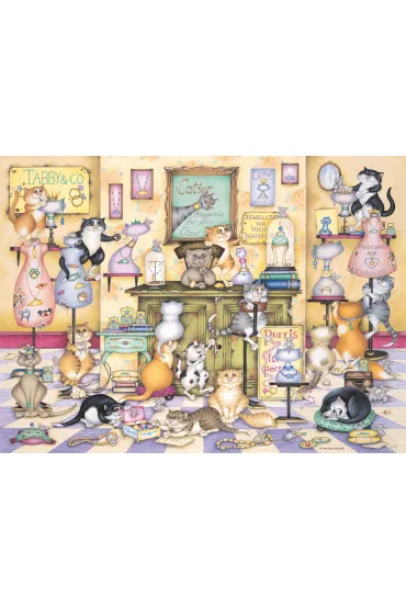 Puzzle 500 el. Crazy Cats Ravensburger