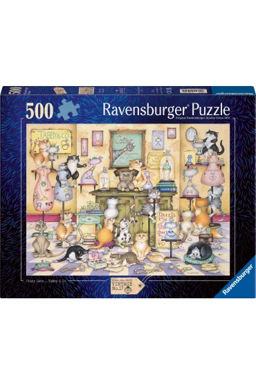 Puzzle 500 el. Crazy Cats Ravensburger