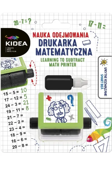 Drukarka matematyczna. Nauka odejmowania Derform