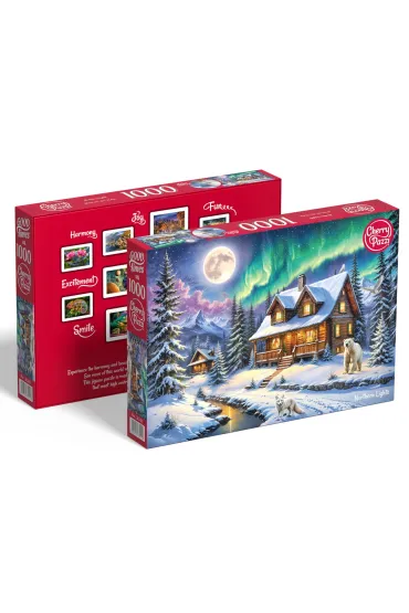 Puzzle 1000 CherryPazzi Northern Lights 31247 zima