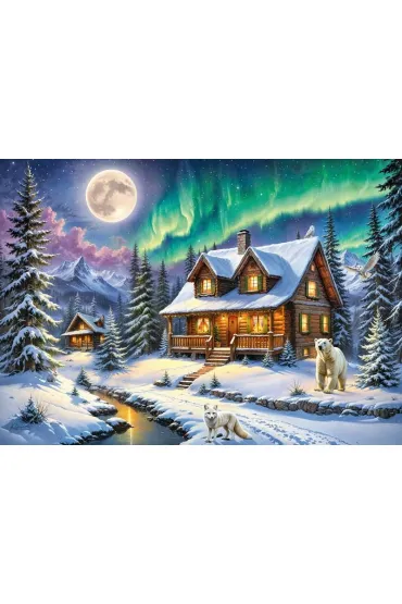 Puzzle 1000 CherryPazzi Northern Lights 31247 zima