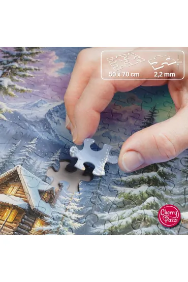 Puzzle 1000 CherryPazzi Northern Lights 31247 zima