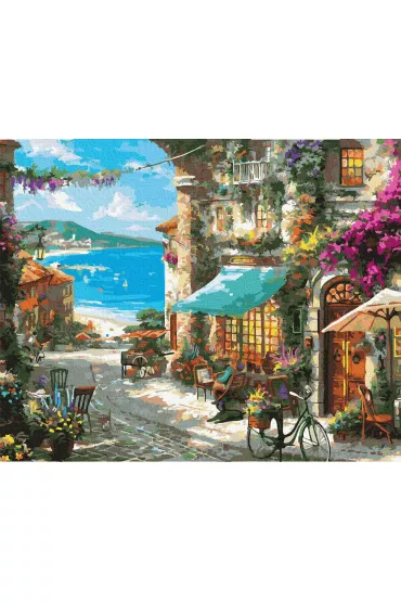 Twoje Hobby Malowanie po numerach - W�oska kawiarnia 40x50cm
