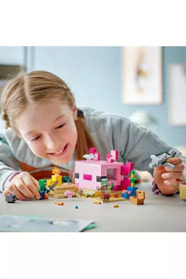 LEGO Minecraft Dom aksolotla 21247