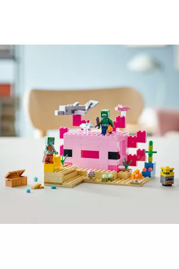 LEGO Minecraft Dom aksolotla 21247