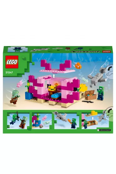 LEGO Minecraft Dom aksolotla 21247