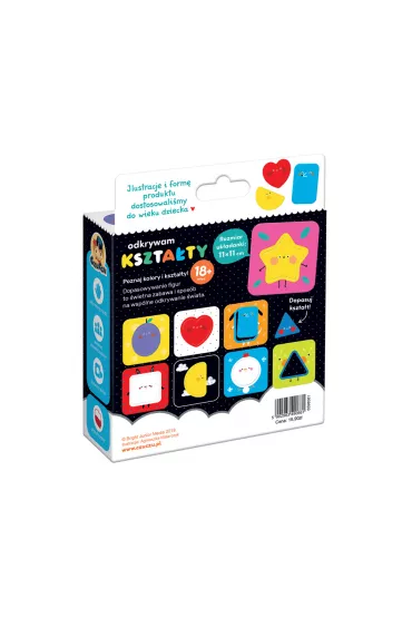 Puzzle Odkrywam ksztaty Bright Junior Media