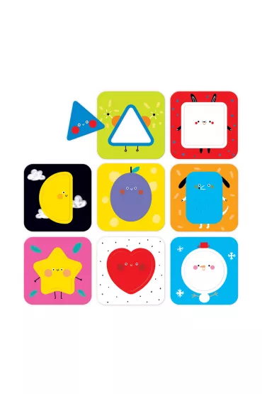 Puzzle Odkrywam ksztaty Bright Junior Media