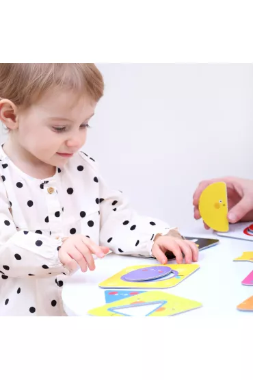 Puzzle Odkrywam ksztaty Bright Junior Media