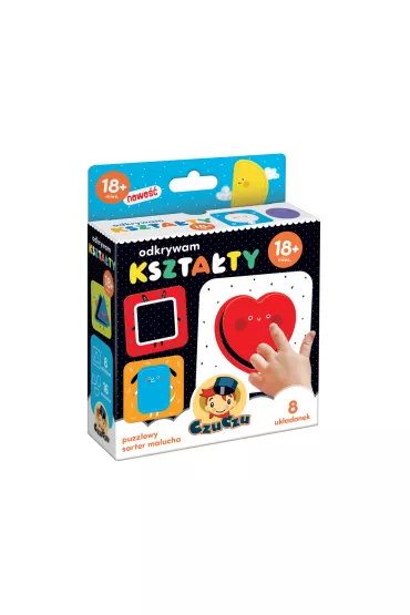 Puzzle Odkrywam ksztaty Bright Junior Media