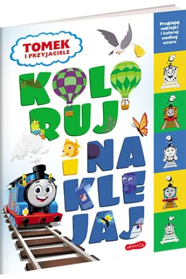Tomek i przyjaciele. Koloruj i naklejaj 2