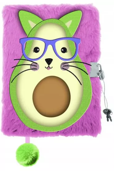 St. Majewski Pami�tnik z k��dk� 3D w�ochacz A5 My Little Friend Avocato 96 kartek
