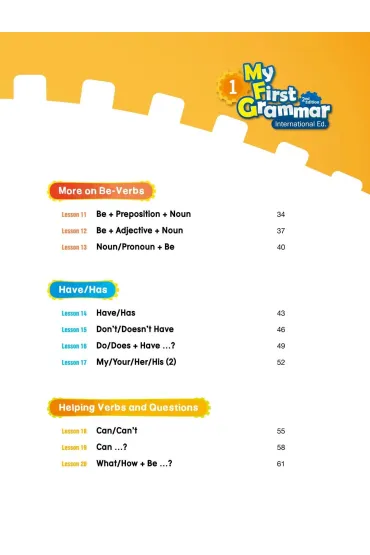 My First Grammar 1. Workbook + online
