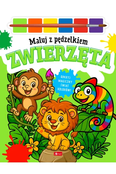 Zwierz�ta. Maluj p�dzelkiem - Wojciech Baturo