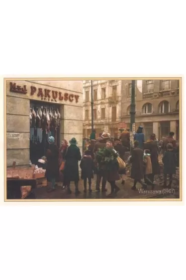 Olesiejuk Sp. z o.o. Poczt�wka Warszawa 1947 Sklep kolonialny