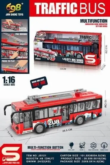 Autobus ze �wiat�em i d�wi�kiem 1:16 Maksik