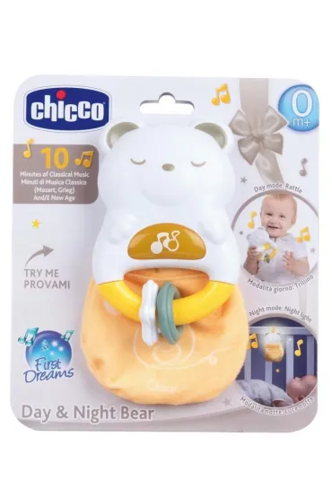 Chicco Grzechotka 2w1 Mi� �wiec�ca lampka nocna