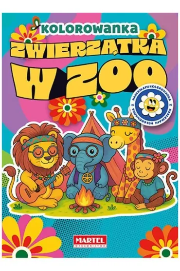 Zwierz�tka w zoo. Kolorowanka z naklejkami - Maciej  Ratajczyk