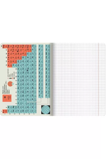 Top-2000 Zeszyt ze �ci�gami A5 Chemia Kratka, 5 mm, margines 60 kartek