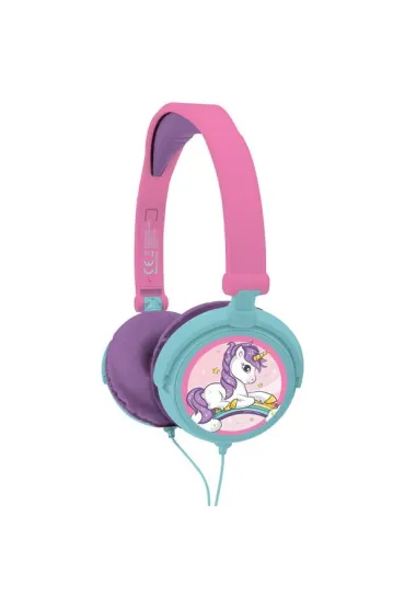 Sk�adane s�uchawki stereo przewodowe Jednoro�ec z zabezpieczeniem g�o�no�ci dla dzieci Lexibook HP017UNI