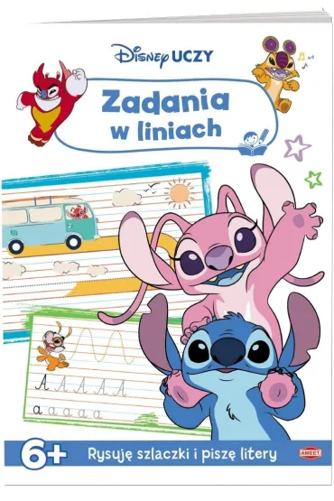 Disney Uczy. Stitch. Zadania w liniach