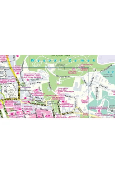 comfort!map Mapa samochodowo-turystyczna Ukraina zachodnia, Lw�w 1:500 000