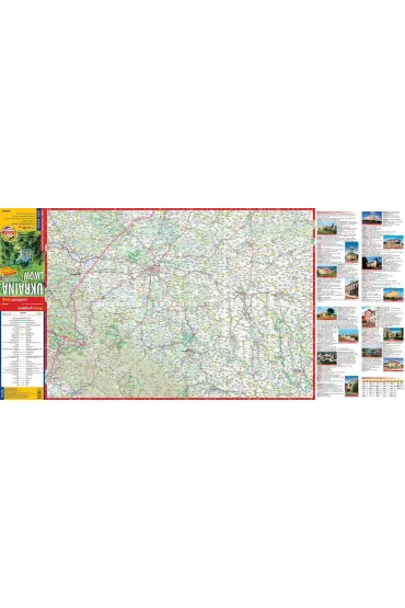 comfort!map Mapa samochodowo-turystyczna Ukraina zachodnia, Lw�w 1:500 000