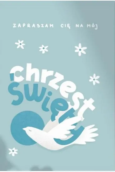 Zaproszenie Chrzciny (5 szt)