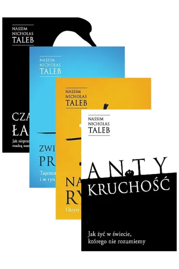 Pakiet: Czarny �ab�d�, Zwiedzeni przez przypadek, Na w�asne ryzyko, Antykrucho�� - Nassim Nicholas Taleb