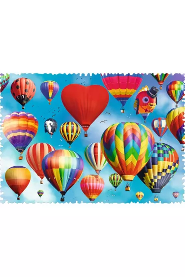 Puzzle 600 el. Crazy Shapes. Kolorowe balony Trefl