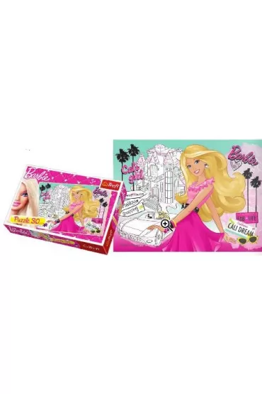 Puzzle 30 el. Barbie Kalifornijski sen 18171 Trefl