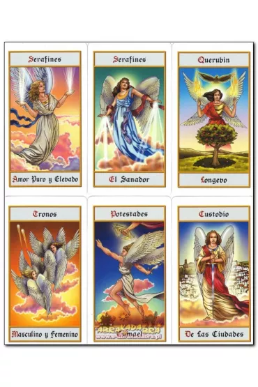 Tarot Anio��w, Tarot de Los Angeles - Fournier Tarot