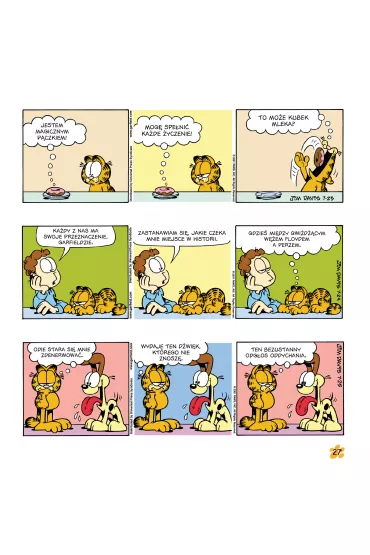 Garfield. T�usty koci tr�jpak. Tom 14 - Jim Davis