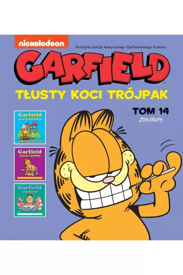Garfield. T�usty koci tr�jpak. Tom 14 - Jim Davis