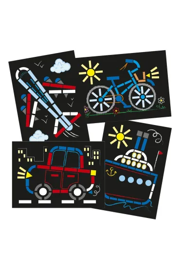 Zestaw kreatywny Crafty �rodki transportu Avenue Mandarine