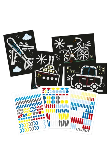 Zestaw kreatywny Crafty �rodki transportu Avenue Mandarine