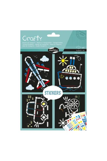 Zestaw kreatywny Crafty �rodki transportu Avenue Mandarine
